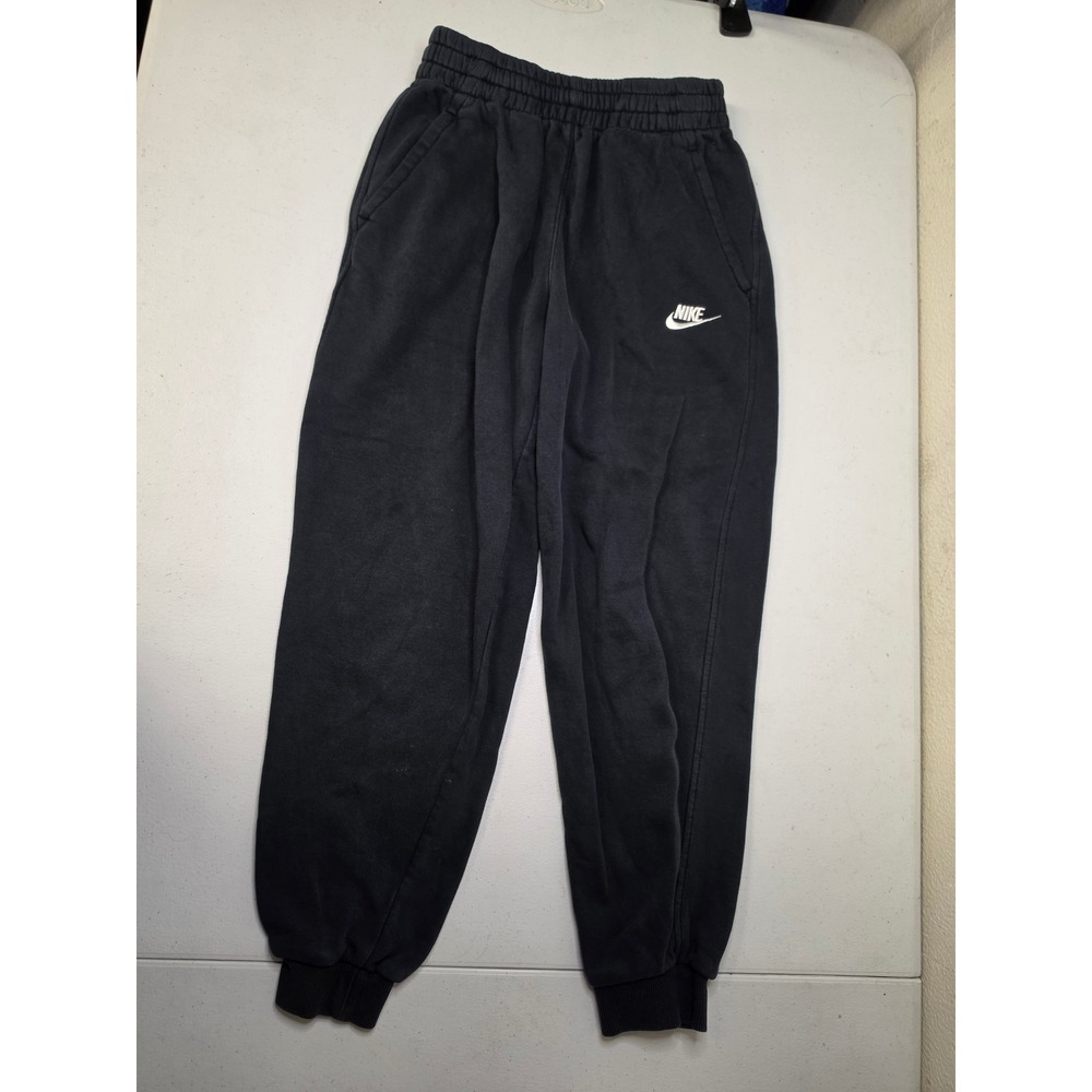 Nike Kids Black Sportswear Club Fleece Jogger Sweatpants Large L
